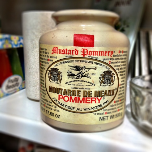Pommery mustard jar
