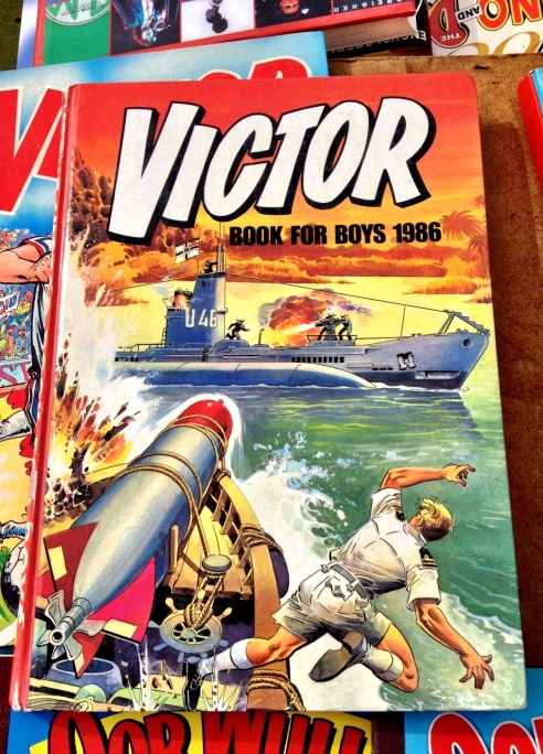 Victor comic book cover, 1986