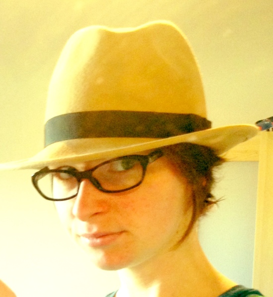 Topshop fawn fedora from charity shop - £2!