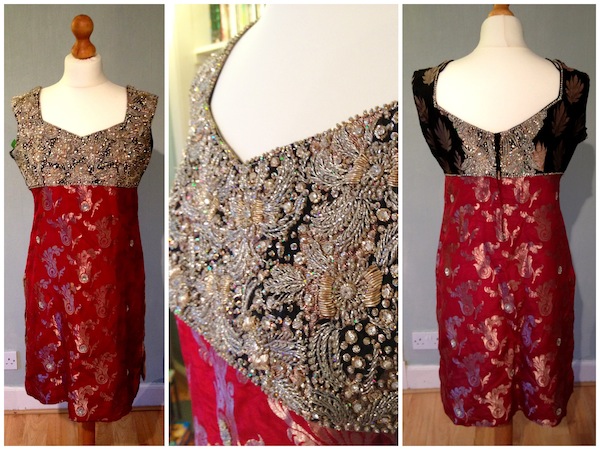 Indian style dress with diamante embellishment
